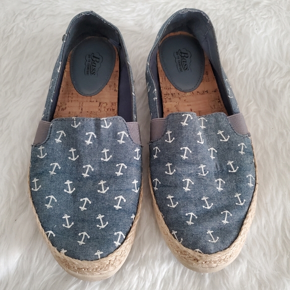 G.H. Bass & Co. Shoes - Bass Anchor Nautical Espadrille Canvas Shoe
